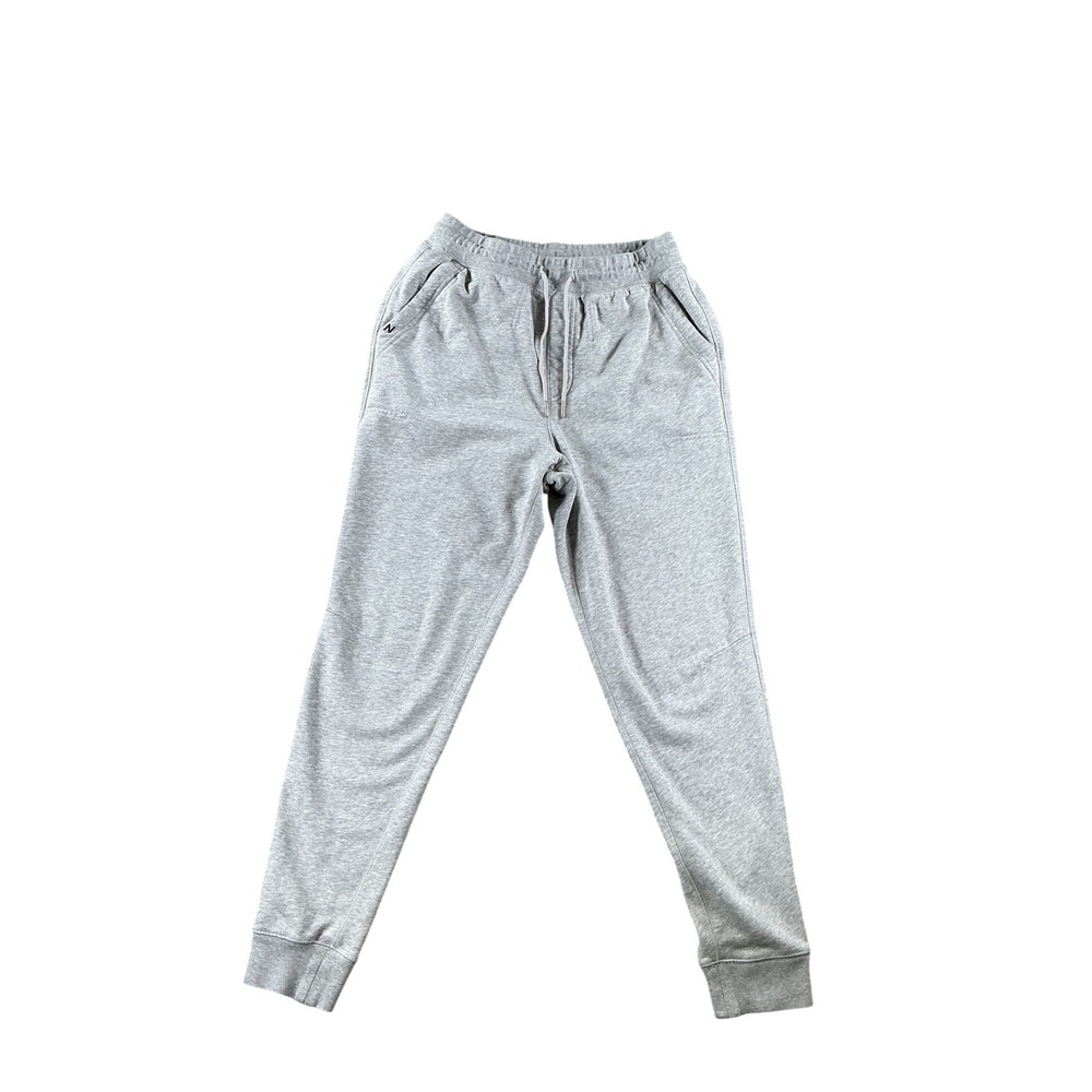 New Balance Mens Essentials Stacked Logo Jogger Sweatpants Gray Size M